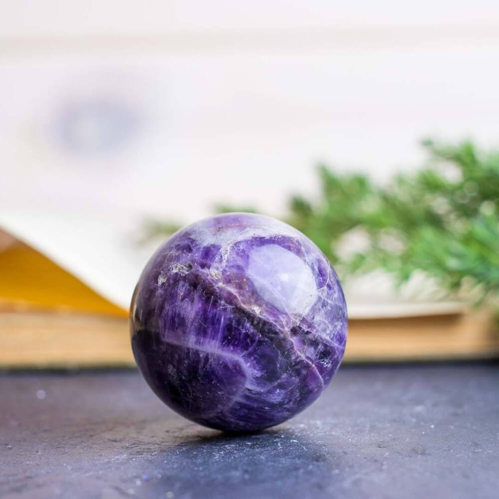 Natural Amethyst Sphere Ball