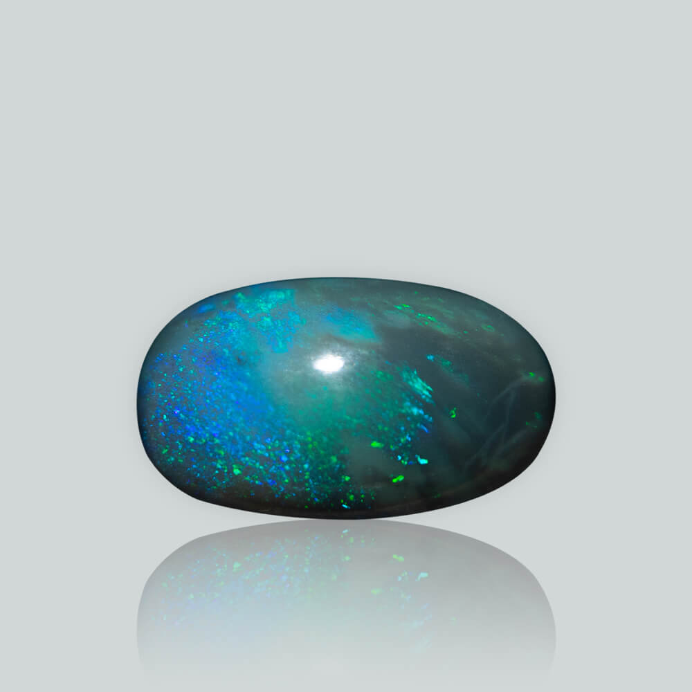Oval Sky Blue Natural Opal Stone, 5 Carats at Rs 1800/piece in Delhi